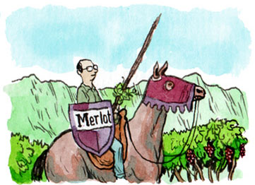 Chris Phelps defends Merlot in the Napa Valley